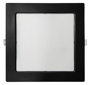 Lampada LED da incasso SQUARE LED/18W/230V 4000K 22x22 cm nero