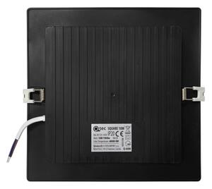 Lampada LED da incasso SQUARE LED/18W/230V 4000K 22x22 cm nero