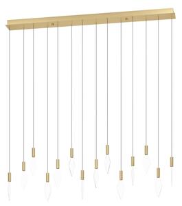 Eglo 390362 - Lampadario a sospensione con filo LED dimmerabile MIRADOR 14xLED/3,3W/230V oro