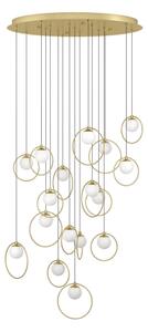 Eglo 390346 - Lampadario a sospensione con filo LED dimmerabile PORTOCOLOM 17xLED/3W/230V diametro 78 cm
