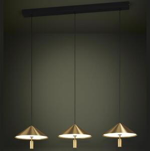 Eglo 390272 - Lampadario a sospensione con filo LED dimmerabile PARAGUAY 3xLED/12W/230V 3000K oro