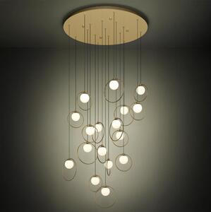 Eglo 390346 - Lampadario a sospensione con filo LED dimmerabile PORTOCOLOM 17xLED/3W/230V diametro 78 cm