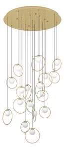 Eglo 390346 - Lampadario a sospensione con filo LED dimmerabile PORTOCOLOM 17xLED/3W/230V diametro 78 cm