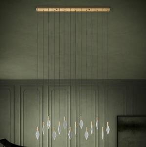 Eglo 390362 - Lampadario a sospensione con filo LED dimmerabile MIRADOR 14xLED/3,3W/230V oro