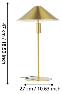 Eglo 390274 - Lampada da tavolo LED dimmerabile PARAGUAY LED/12W/230V 3000K oro