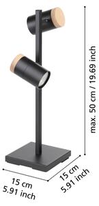 Eglo 390069 - Lampada da tavolo LED CARTAGENA 2xGU10/4,5W/230V 3000K