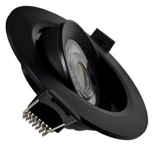 LED Faretto da incasso LED/5W/230V 4200K diametro 9,3 cm nero