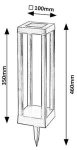 Rabalux 77186 - Lampada solare LED CONG LED/0,18W/3,7V IP44