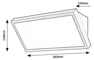 Rabalux 77150 - Applique a LED da esterno RAPLA LED/18W/230V IP65