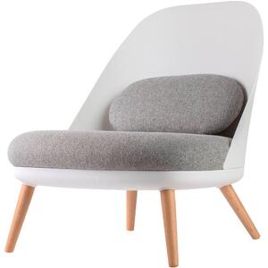Poltrona Cocoon Design moderno bianco bianco