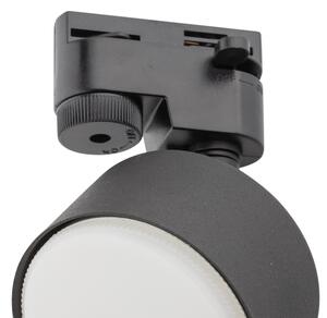 Faretto per sistema a binario AVIA 1xGX53/15W/230V nero