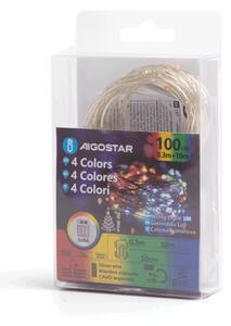 Aigostar - Catena luminosa LED da esterno 100xLED/8 funzioni 10,3m IP44 multicolore