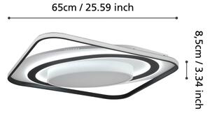 Eglo 39864 - Plafoniera LED dimmerabile BENALAURIA LED/28W/230V+LED/13W+ LED/2,8W +RC