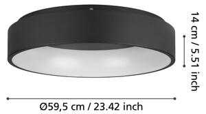 Eglo 390051 - Plafoniera LED dimmerabile MARGHERA LED/35,2W/230V 3000K