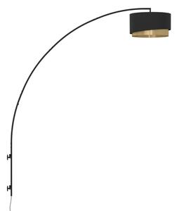 Eglo 390406 - Applique MANDERLINE 1xE27/40W/230V nero/oro