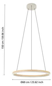 Eglo 39896 - Lampadario a sospensione con filo LED dimmerabile CADINARO LED/36W/230V 3000K