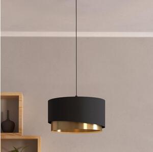 Eglo 39925 - Lampadario a sospensione con filo MANDERLINE 1xE27/40W/230V nero/oro