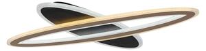 Rabalux 71313-LED Plafoniera dimmerabile TANELI 70W/230V 3000/4000/6000K nero+telecomando