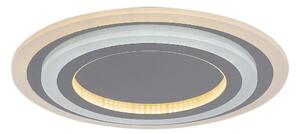 Rabalux 71315 - Plafoniera LED dimmerabile da soffitto TANELI 56W/230V 3000/4000/6000K finitura cromata + telecomando