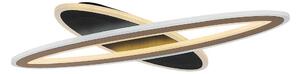Rabalux 71313-LED Plafoniera dimmerabile TANELI 70W/230V 3000/4000/6000K nero+telecomando