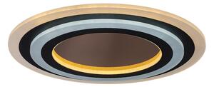 Rabalux 71314-LED lampada da soffitto dimmerabile TANELI 56W/230V 3000/4000/6000K cromo/nero+telecomando