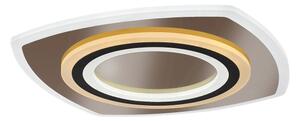 Rabalux 71317-LED Plafoniera LED dimmerabile TANELI 60W/230V 3000/4000/6000K cromo/nero+telecomando