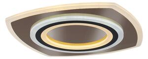 Rabalux 71317-LED Plafoniera LED dimmerabile TANELI 60W/230V 3000/4000/6000K cromo/nero+telecomando