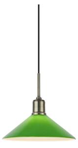 Markslöjd 108868 - Lampadario a sospensione con filo VELA 1xE27/40W/230V ottone/verde