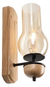 Brilagi - LED Applique COTTAGE 1xE14/40W/230V quercia/marrone