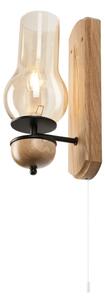 Brilagi - LED Applique COTTAGE 1xE14/40W/230V quercia/marrone