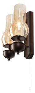 Brilagi - LED Applique COTTAGE 2xE14/40W/230V faggio/marrone