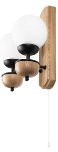 Brilagi - LED Applique COTTAGE 2xG9/40W/230V quercia/bianco