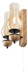 Brilagi - LED Applique COTTAGE 2xE14/40W/230V quercia/marrone