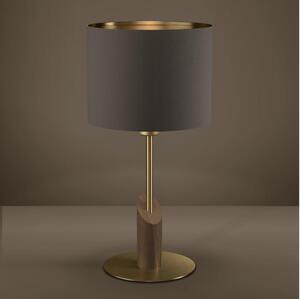 Eglo 390337 - Lampada da tavolo SANTANDRIA 1xE27/40W/230V marrone/oro