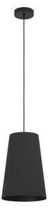 Eglo 390132 - Lampadario a sospensione con filo PETROSA 1xE27/40W/230V nero