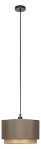 Eglo 390118 - Lampadario a sospensione con filo MARCHENA 1xE27/40W/230V marrone