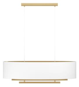 Eglo 390182 - Lampadario a sospensione con filo PINETARA 4xE27/40W/230V bianco/oro