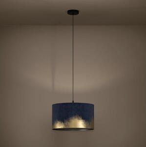 Eglo 39973 - Lampadario a sospensione con filo CASUARITA 1xE27/40W/230V diametro 38 cm blu/oro
