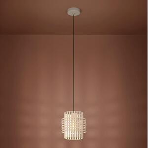 Eglo 390146 - Lampadario a sospensione con filo OLTAMAR 1xE27/40W/230V diametro 21 cm color crema