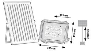 Rabalux 77141 - Faretto solare LED MELK 6,5W 3,2V 1000mAh IP65