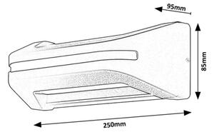 Rabalux 77174 - Applique a LED da esterno KOBARID LED/20W/230V IP54
