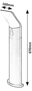 Rabalux 77173 - Lampada LED da esterno TOLNA LED/10W/230V IP54