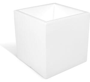 Fioriera, porta vaso h30 OASI Dimensione 30x30x h 30 cm per uso interno esterno peso 2 kg colore bianco