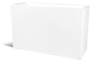 Fioriera rettangolare h50 cm porta vaso OASI Dimensione 80x30x h 50 cm per uso interno esterno peso 5 kg colore bianco