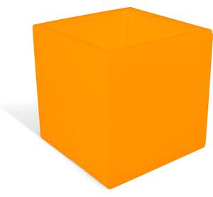 Fioriera, porta vaso h30 OASI Dimensione 30x30x h 30 cm per uso interno esterno peso 2 kg colore Ocra