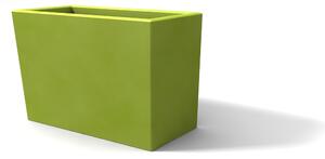 Fioriera rettangolare h50 cm porta vaso OASI Dimensione 80x30x h 50 cm per uso interno esterno peso 5 kg colore kiwi