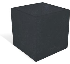 Fioriera, porta vaso h30 OASI Dimensione 30x30x h 30 cm per uso interno esterno peso 2 kg colore Grafite