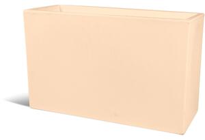 Fioriera rettangolare h50 cm porta vaso OASI Dimensione 80x30x h 50 cm per uso interno esterno peso 5 kg colore Crema