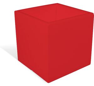 Fioriera, porta vaso h30 OASI Dimensione 30x30x h 30 cm per uso interno esterno peso 2 kg colore Fragola