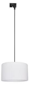 Lampadario su filo per sistema a binario TRACER 1xE27/15W/230V diametro 38 cm nero/bianco